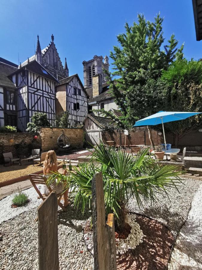 La Marmotte De La Cathedrale - Calme - Jardin Apartment Троа Екстериор снимка